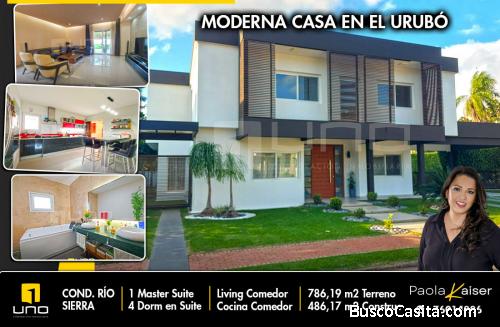 Hermosa casa en venta, Condominio Rio Sierra, Urubo, Santa Cruz, Bolivia