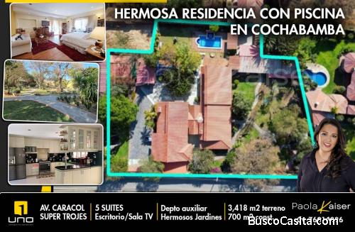 Hermosa propiedad en venta en Super Trojes, Cochabamba