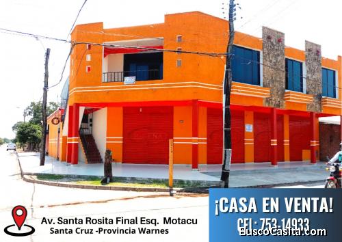 CASA COMERCIAL EN VENTA - EN WARNES - SANTA CRUZ 