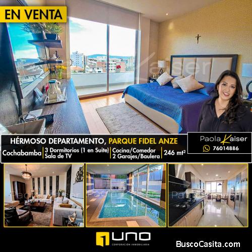 Departamento en venta, Parque Fidel Anze en Cochabamba