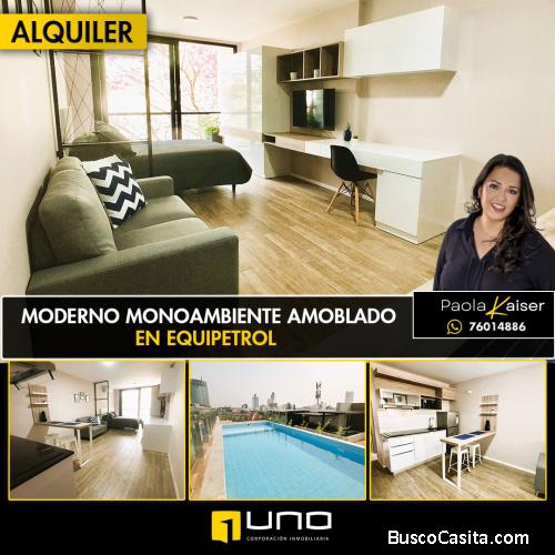 Monoambiente amoblado en alquiler