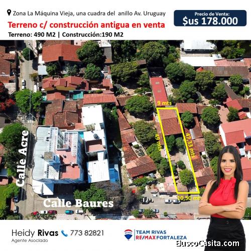 Terreno con construcción antigua Zona Norte