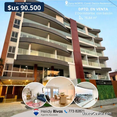 Dpto de 2 habitaciones Zona Norte