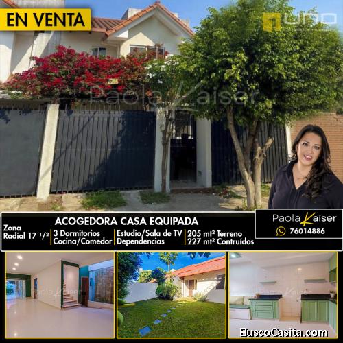 Linda casa en venta, Zona Radial 17 y medio