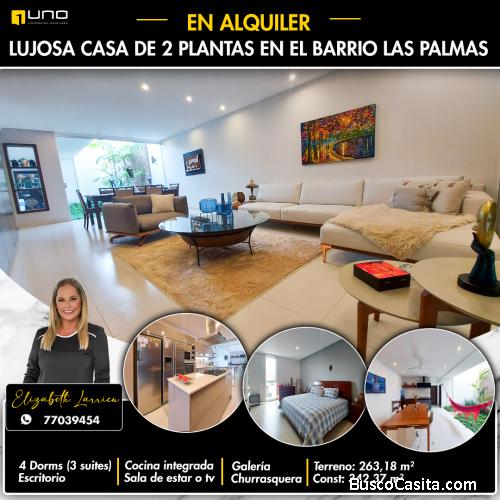 Casa de lujo en alquiler en el Barrio Las Palmas