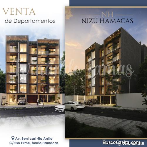 DEPARTAMENTOS EN VENTA, A ESTRENAR EN EDIFICIO NIZU HAMACAS