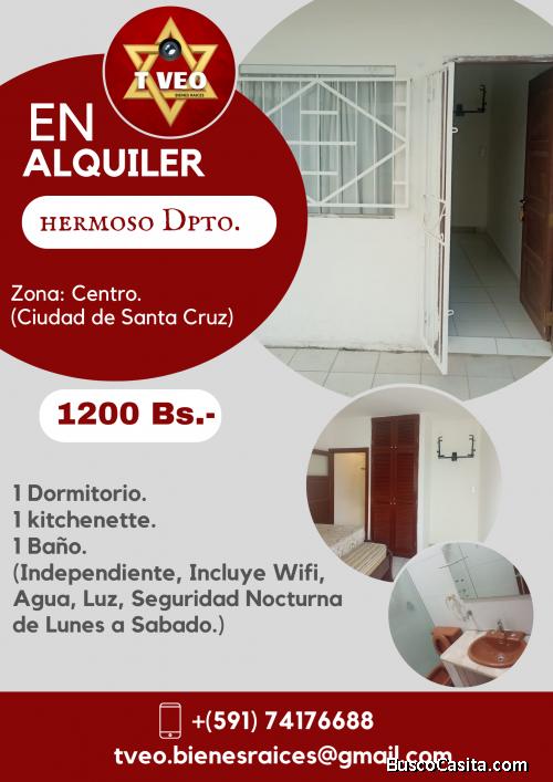 HERMOSO MINI DEPARTAMENTO INDEPENDIENTE