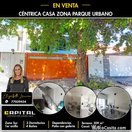 Casa céntrica en vent zona sur Parque Urbano
