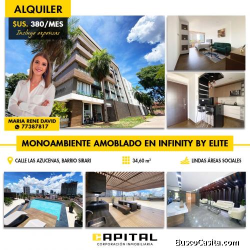 MONOAMBIENTE AMOBLADO EN ALQUILER EN BARRIO SIRARI