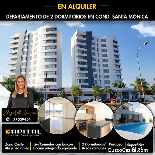 Departamento en alquiler zonaoeste sobre Avenida Pirai
