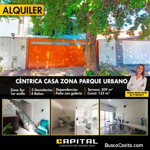 Casa de 2 Plantas en Alquiler zona Parque Urbano