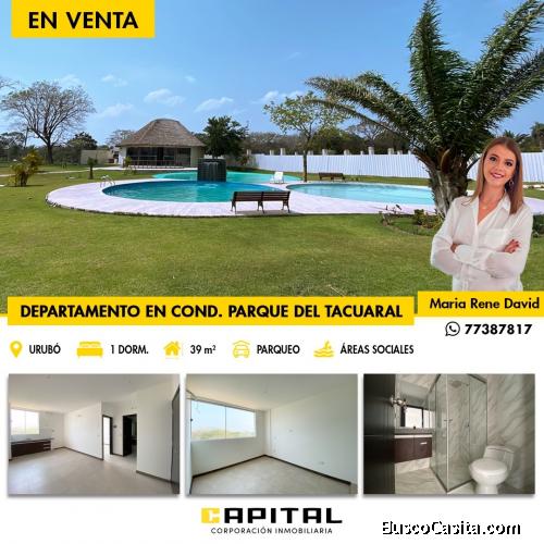 DEPARTAMENTO EN VENTA DE 1 DORMITORIO EN CONDOMINIO PARQUE DEL TACUARAL 