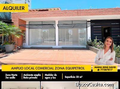 LOCAL COMERCIAL EN ALQUILER – ZONA EQUIPETROL