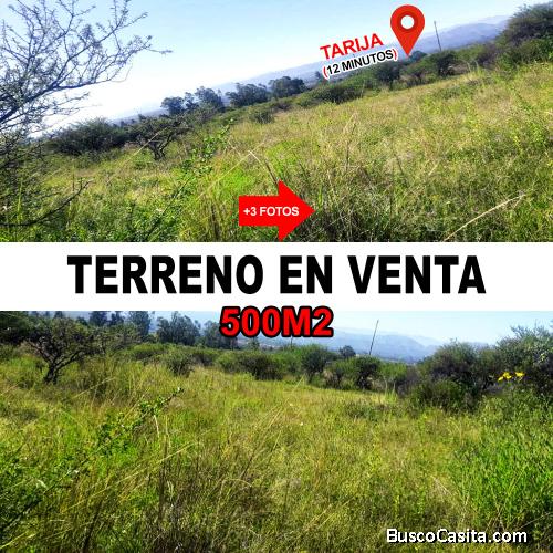 Terreno en venta Tarija de 500 metros cuadrados