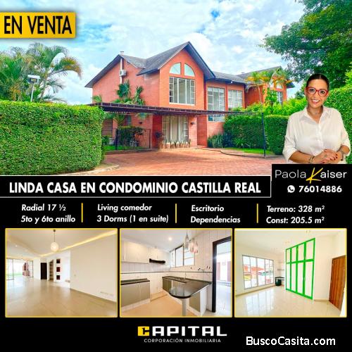 Casa en venta Condominio Castilla Real