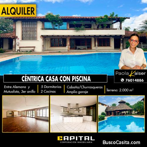 Casa con piscina para empresa en alquiler, Zona Norte