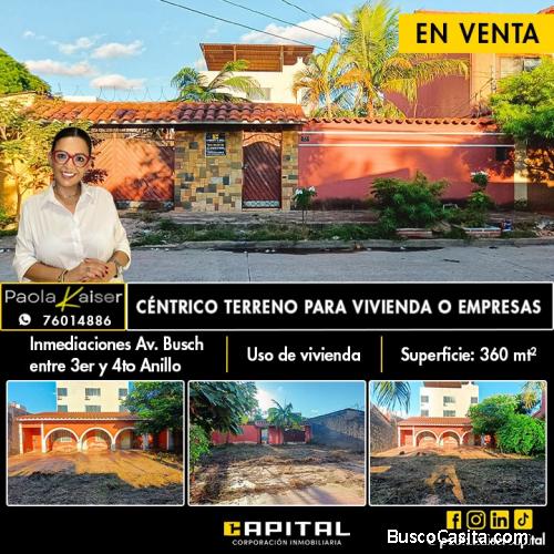Terreno en venta zona norte, santa cruz