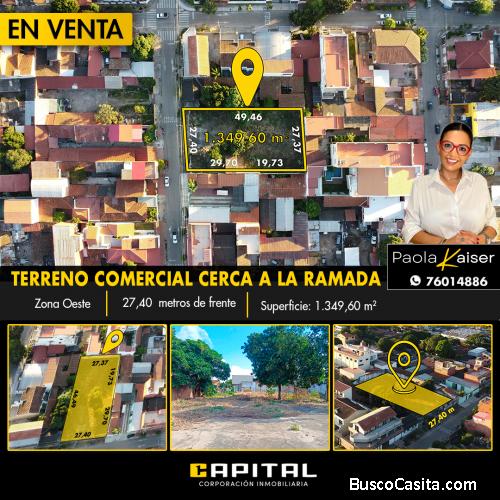 centrico terreno en venta zon la ramada