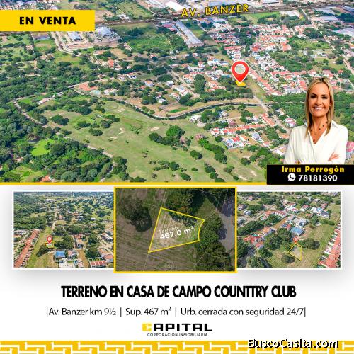 TERRENO EN VENTA - CASA DE CAMPO COUNTRY CLUB