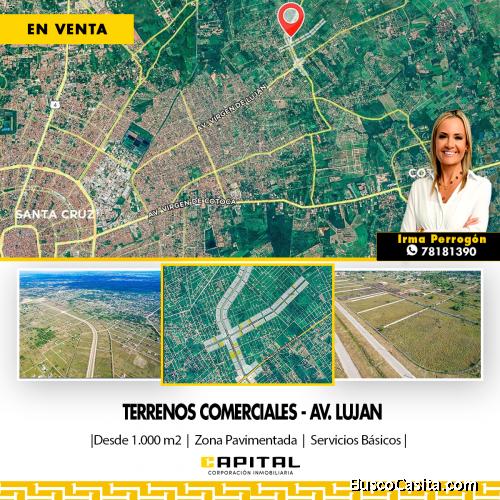 TERRENOS COMERCIALES EN VENTA - ZONA AVENIDA LUJAN