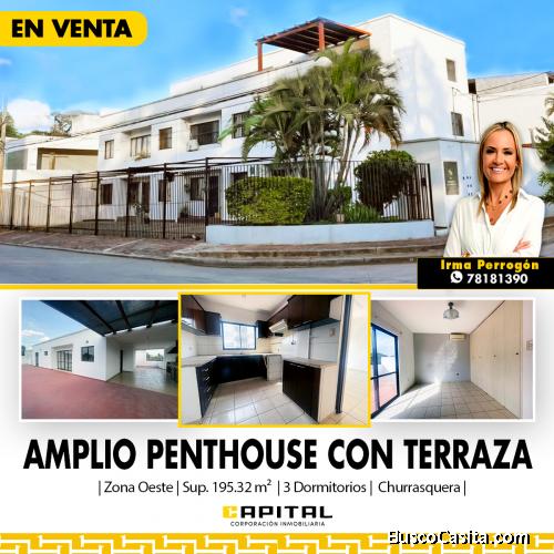 AMPLIO PENTHOUSE EN VENTA