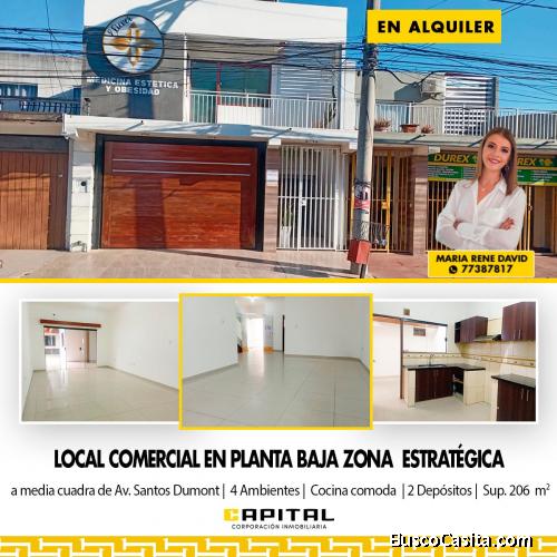 LOCAL COMERCIAL EN ALQUILER EN PLANTA BAJA EN ZONA ESTRATEGICA DE LA ZONA SUR!!