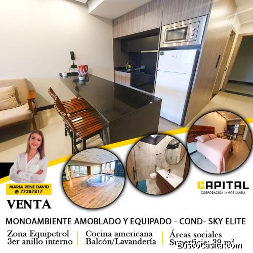MONOAMBIENTE AMOBLADO EN ALQUILER – CONDOMIIO SKY ELITE