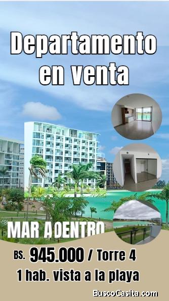 condominio mar adentro, departamento esclusivo en venta o anticretico a estrenar precio foja 0