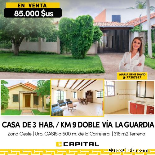 CASA EN VENTA – URBANIZACION OASIS