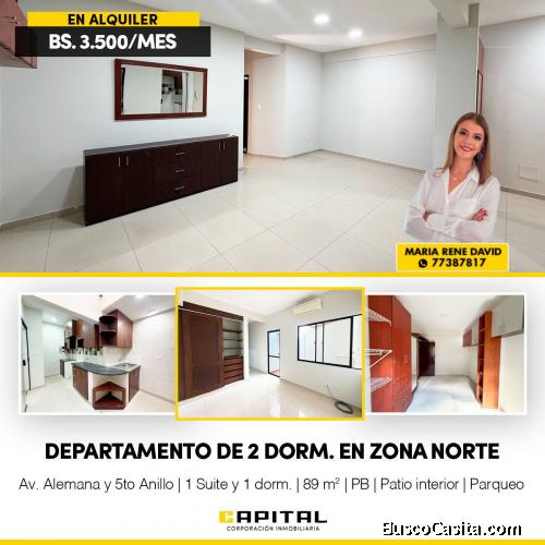 DEPARTAMENTO EN ALQUILER – EDIFICIO LOS JAZMINES