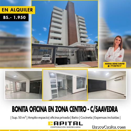 OFICINA EN ALQUILER – ZONA CENTRO – EDIFICIO ALEGRANZA