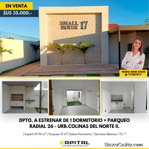 DEPARTAMENTO A ESTRENAR EN VENTA – EDIFICIO SMALL HOUSE 17