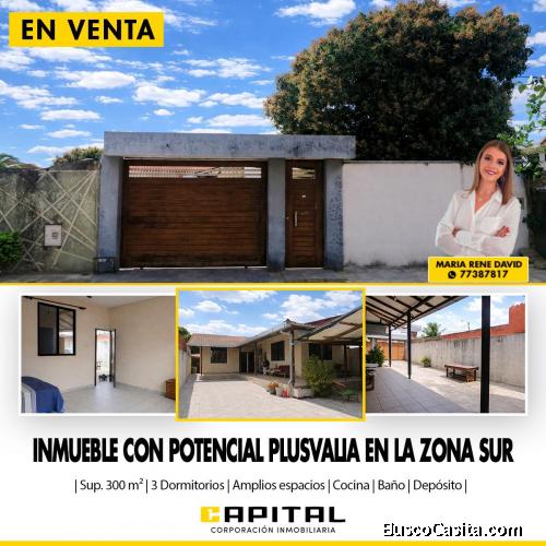 ATENCION INVERSIONISTAS  INMUEBLE CON ALTA PLUSVALIA EN LA ZONA SUR