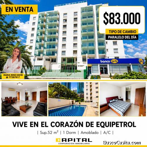 DEPARTAMENTO EN VENTA – 1 DORMITORIO EN EQUIPETROL
