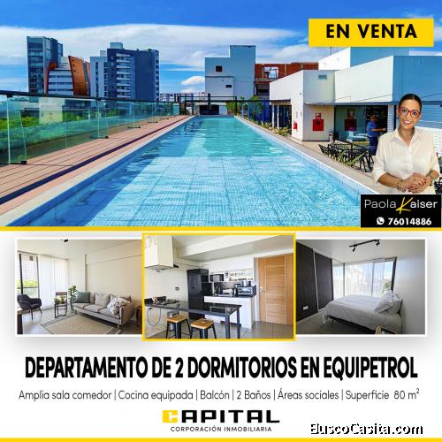 Departamento en venta zona Equipetrol edificio Nano Smart