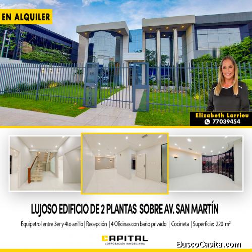 Edificio para oficinas en alquiler sobre Av San Martin