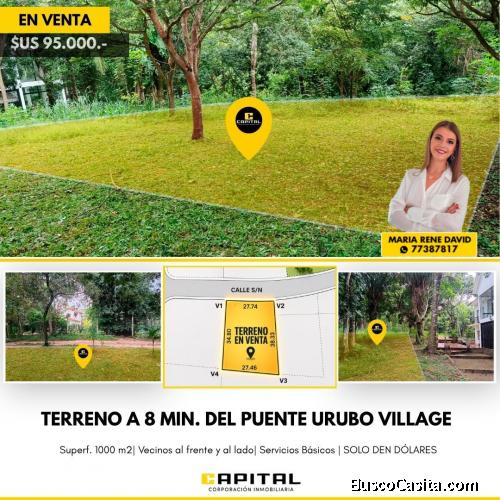 TERRENO EN VENTA EN EL URUBO