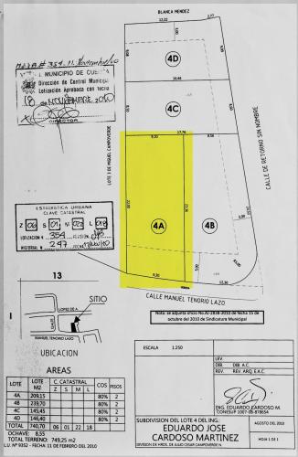 Oportunidad: Lote con todas las obras (A sólo $150.00/m2)