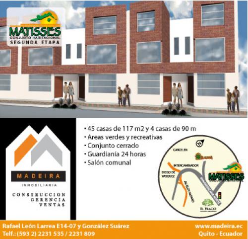 Casas de 117 m2 en Carcelen