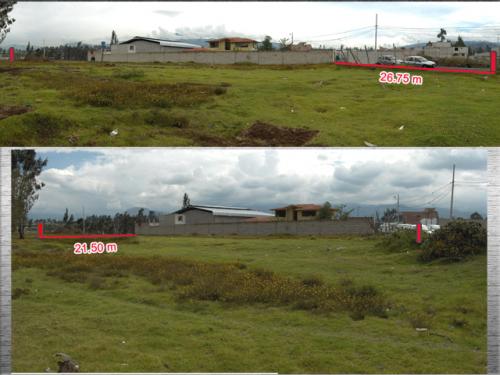 Terreno de 1463 m2 en Santa Rosa a 10min de Ambato