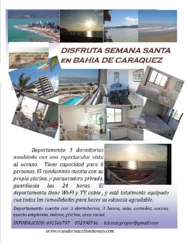 DISFRUTE SEMANA SANTA EN BAHIA DE CARAQUEZ