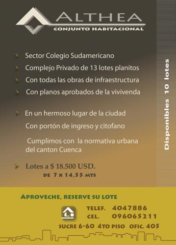 LOTES DE VENTA con todas las obras de infraestructura