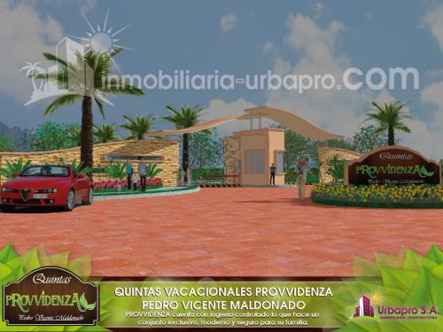 El Lugar ideal para su descanso, Quintas Vacacionales PROVVIDENZA 1000 M2 en Pedro Vicente Maldonado, Urbanización privada