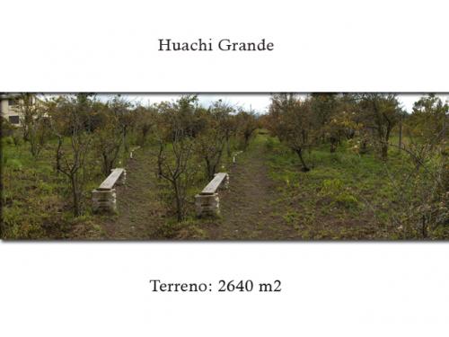 Terreno de 2640 m2 en Huachi Grande