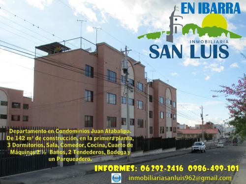DEPARTAMENTO EN CONDOMINIOS JUAN ATABALIPA.