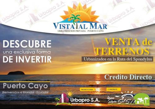 SOLARES DE VENTAS URB. VISTA AL MAR CON CREDITO DIRECTO