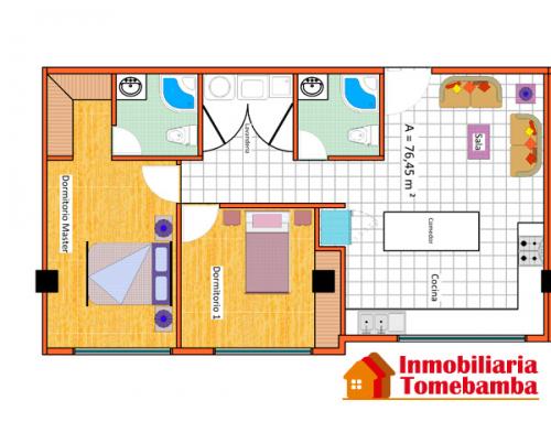 DEPARTAMENTO DE VENTA  POR LA PRIMERO DE MAYO
