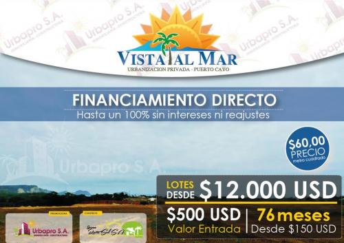 TERRENOS DE VENTA  EN LA PLAYA