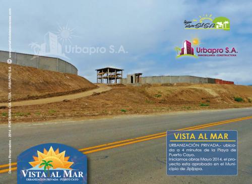 VENTA ÚNICA LOTES JUNTO A LA PLAYA EN URBANIZACION PRIVADA VACACIONAL
