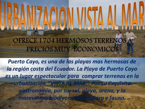 TERRENOS DE VENTA EN PUERTO CAYO - MANTA